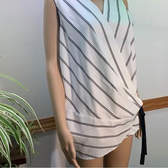 Melissa Nepton Stripped Top - Size Small - Picture 3 of 6